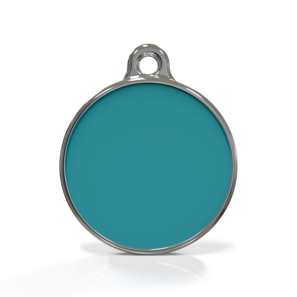 Solid Round Blue ID Tag