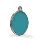 Solid Round Blue ID Tag