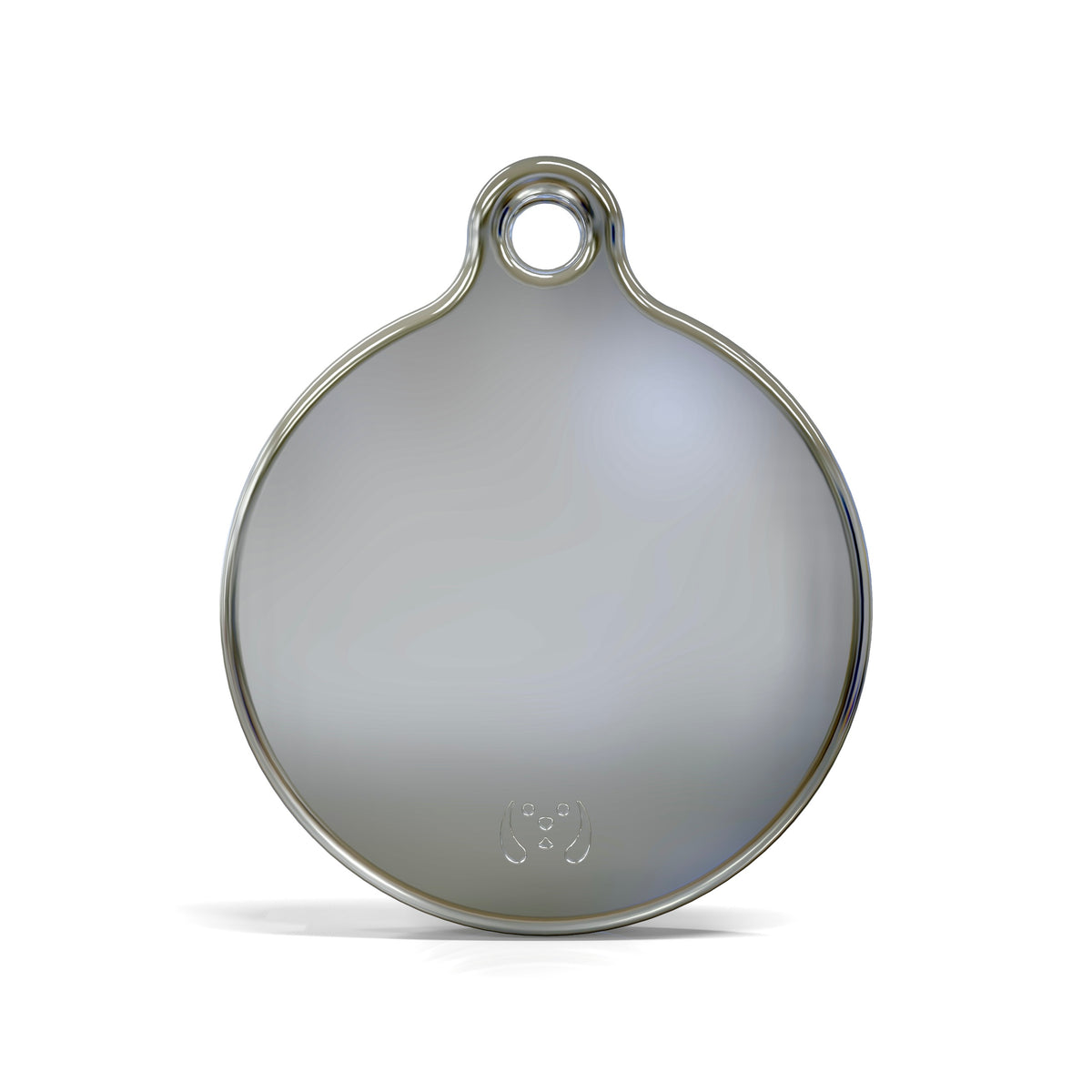 Solid Round Blue ID Tag