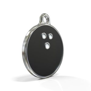 Strike Black Bowling ID Tag