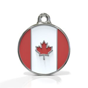 Flag Canada ID Tag