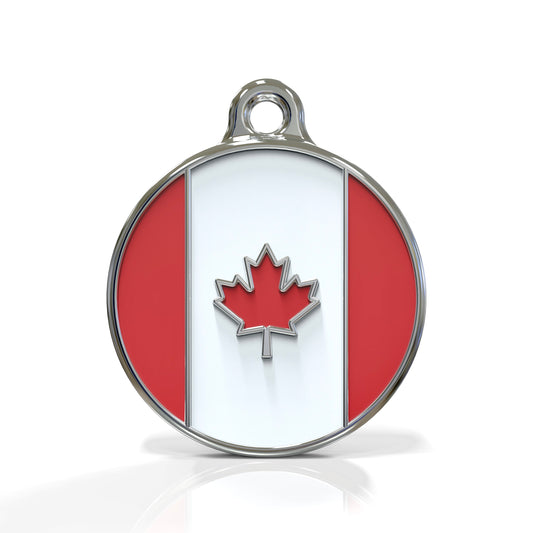 Flag Canada ID Tag