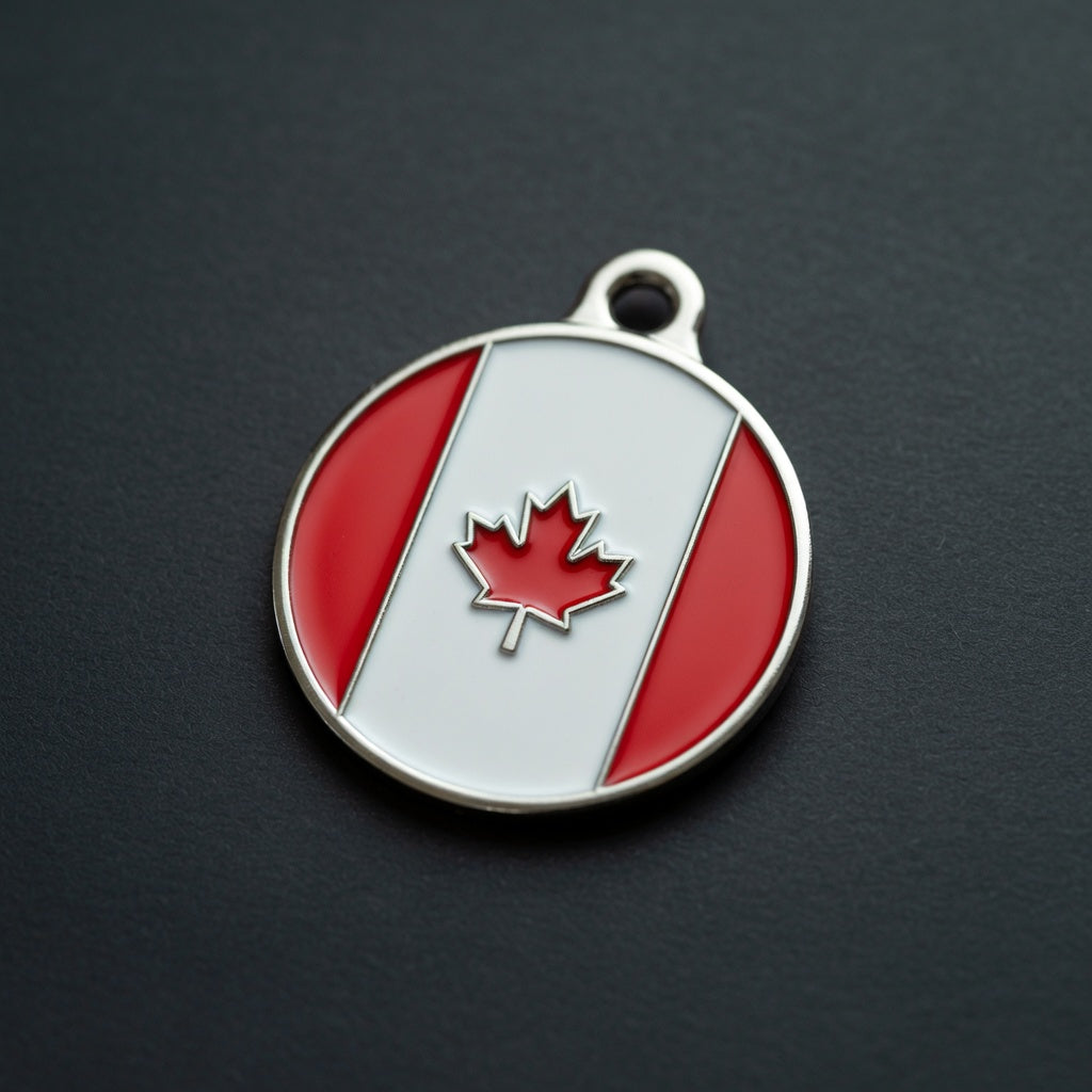 Flag Canada ID Tag