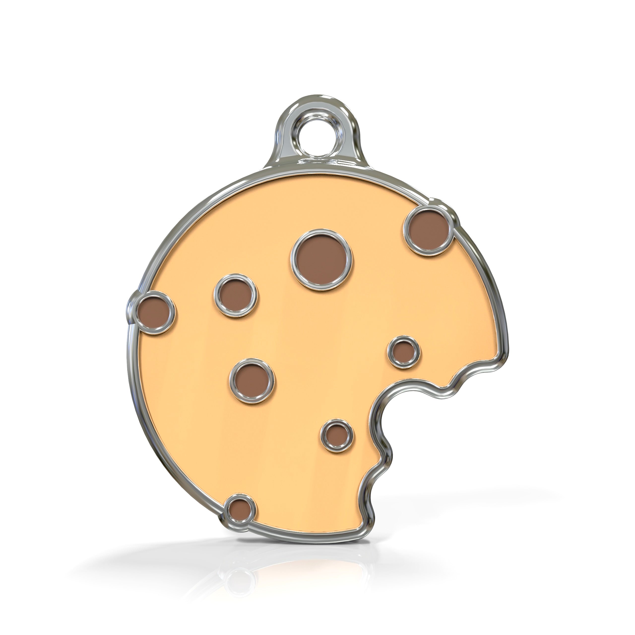 Caramel Crunch Cookie ID Tag
