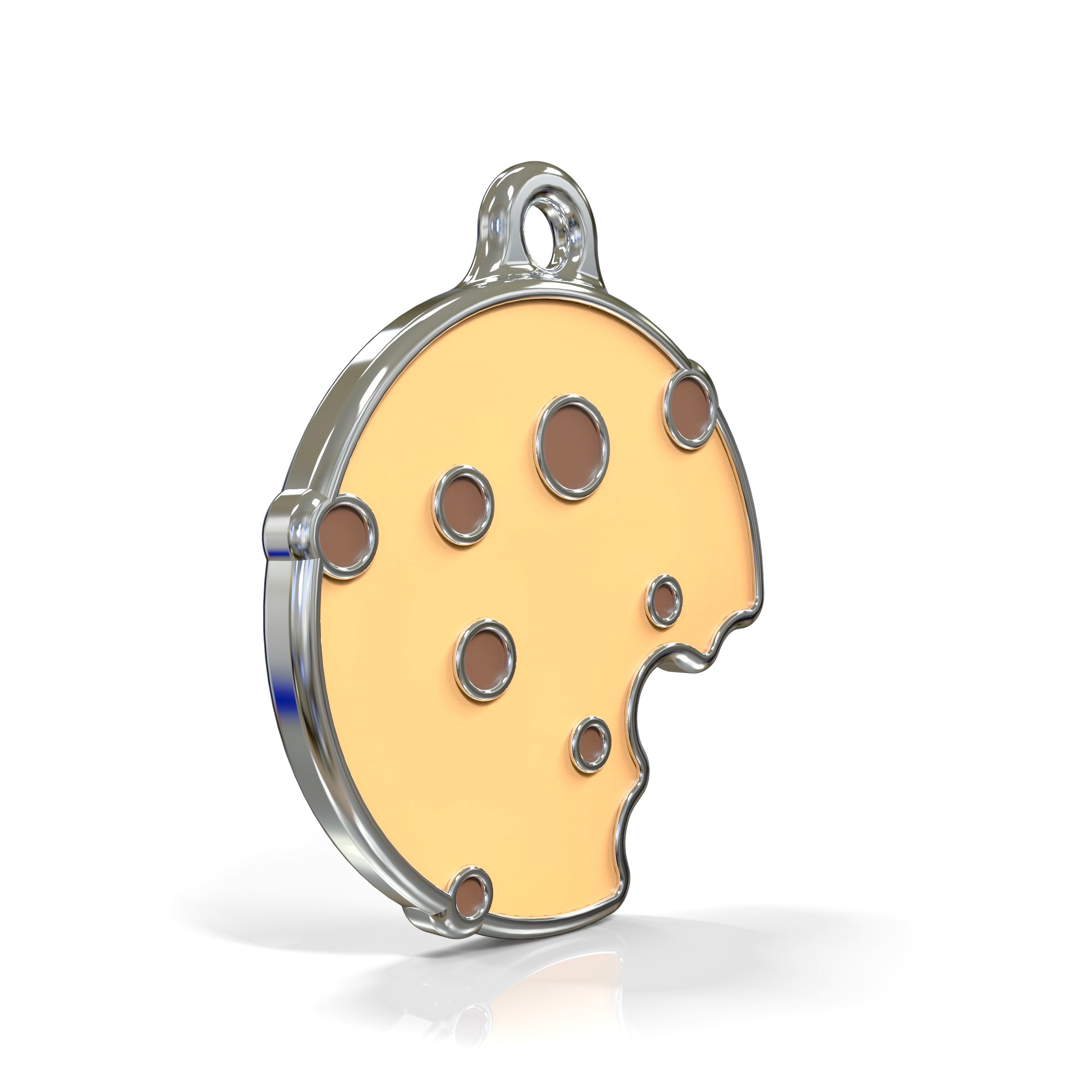 Caramel Crunch Cookie ID Tag