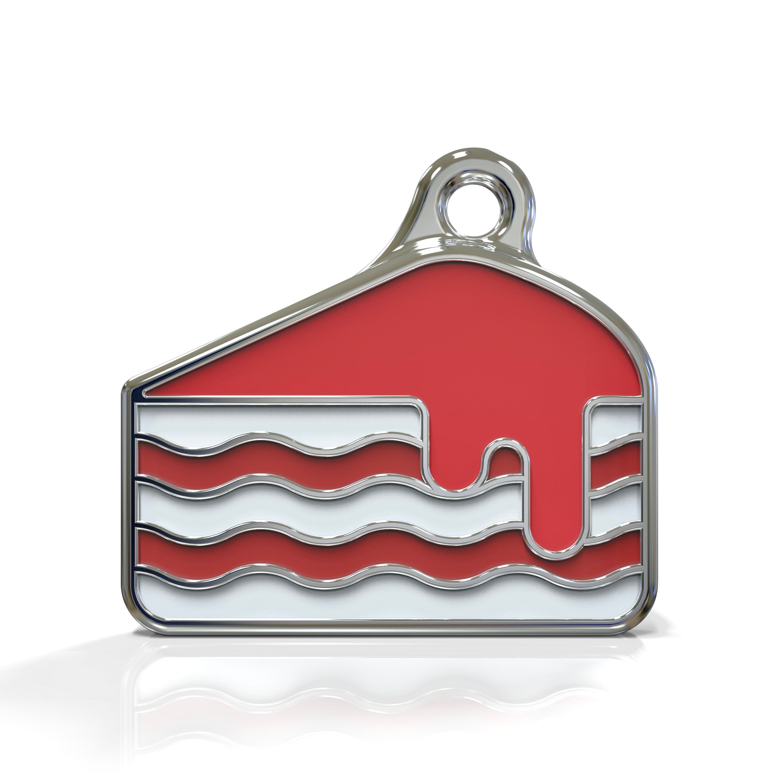Strawberry Cake ID Tag