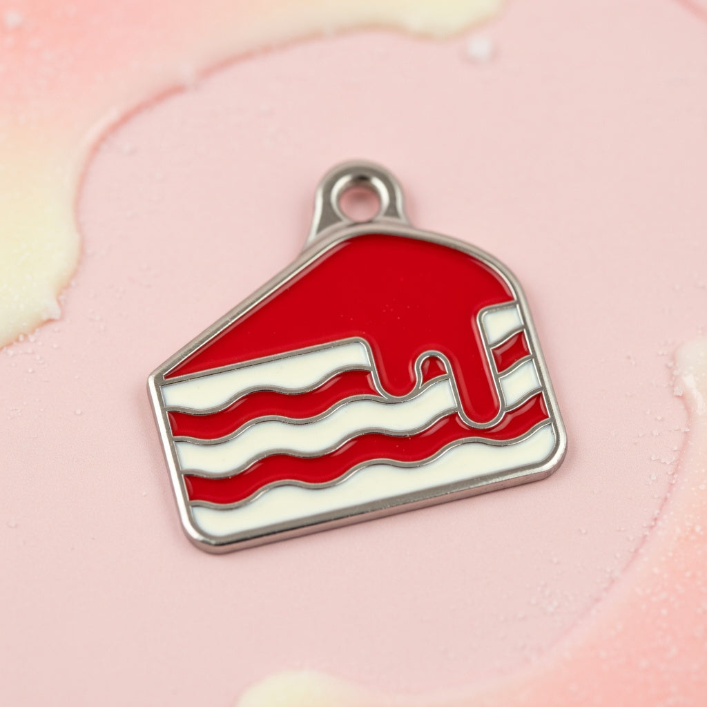 Strawberry Cake ID Tag