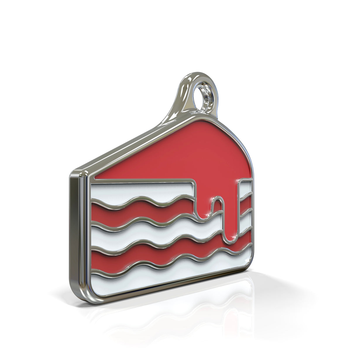 Strawberry Cake ID Tag
