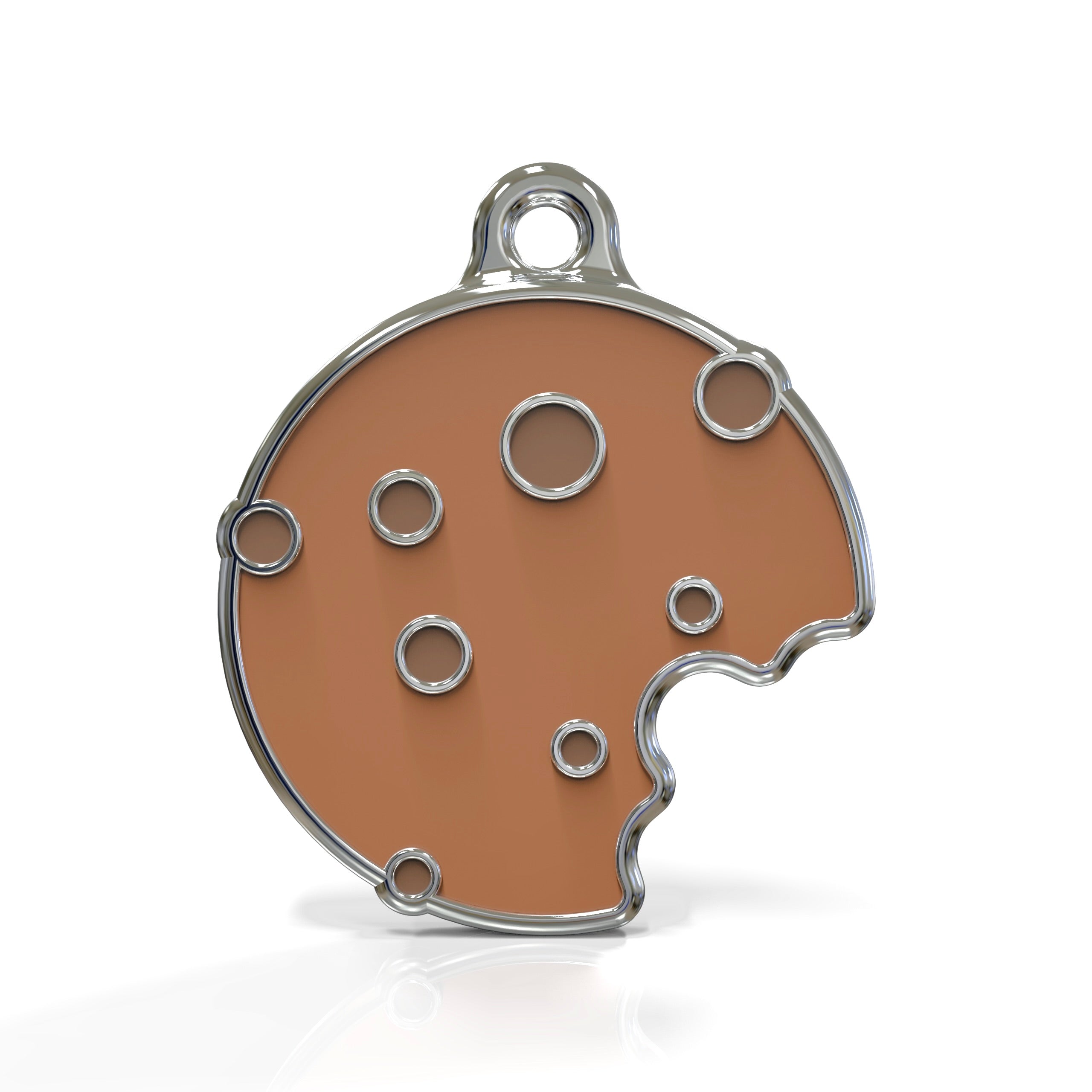 Choco Chip Cookie ID Tag