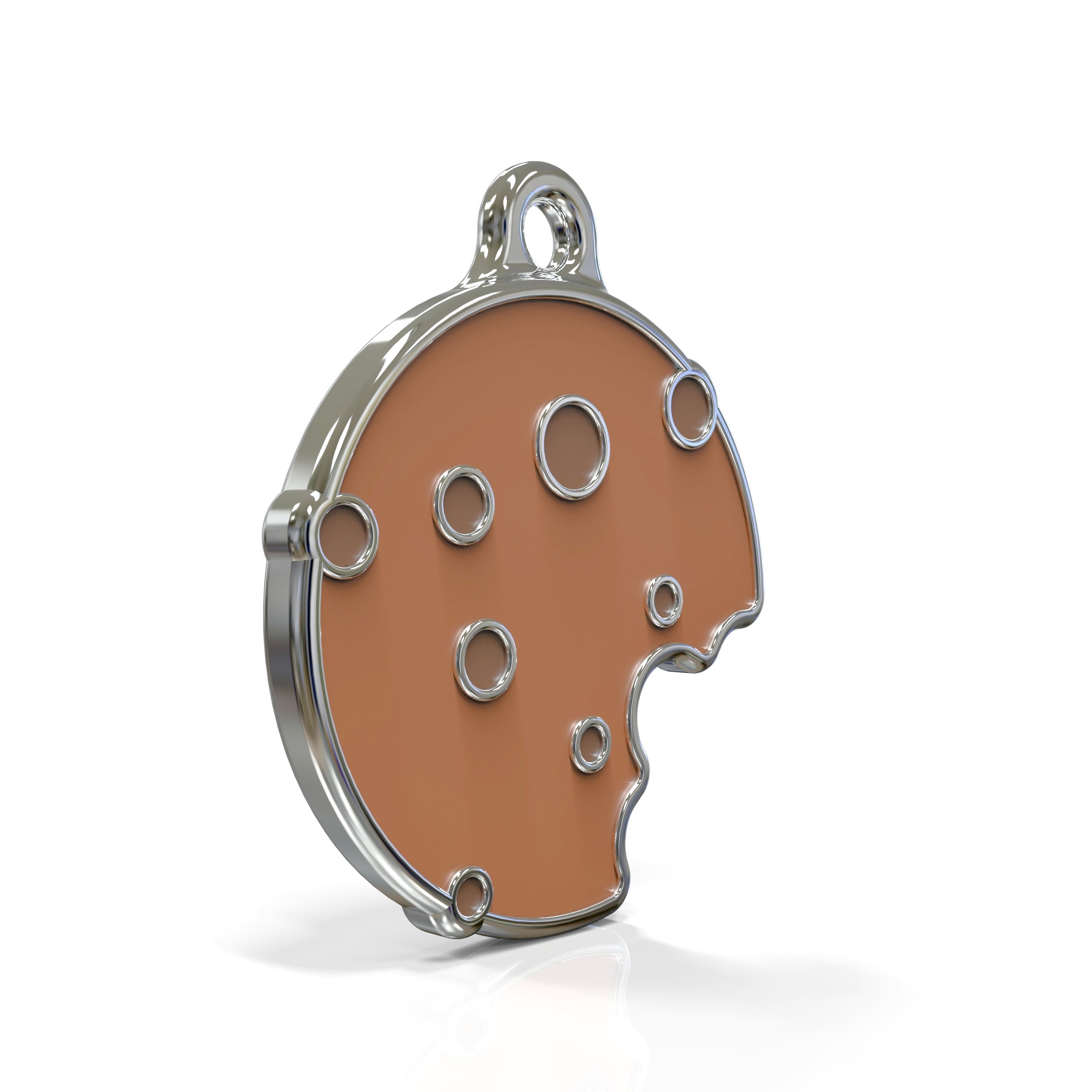 Choco Chip Cookie ID Tag