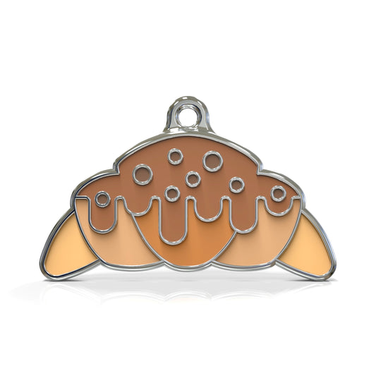 Choco Drizzle Croissant ID Tag