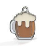 Black Lager Beer ID Tag
