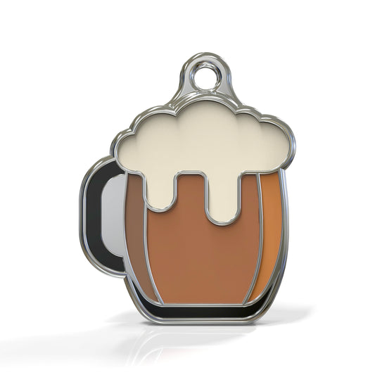 Black Lager Beer ID Tag