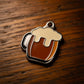 Black Lager Beer ID Tag