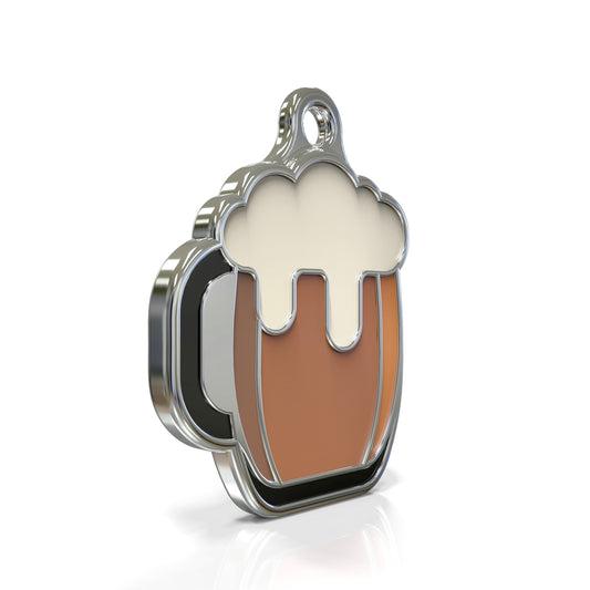 Black Lager Beer ID Tag