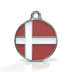 Flag Denmark ID Tag