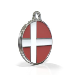Flag Denmark ID Tag