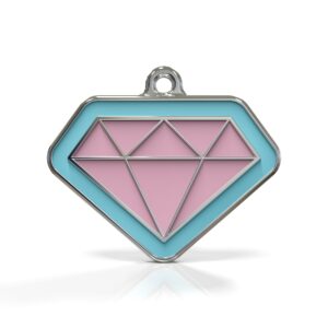Diamond Bubblepop ID Tag