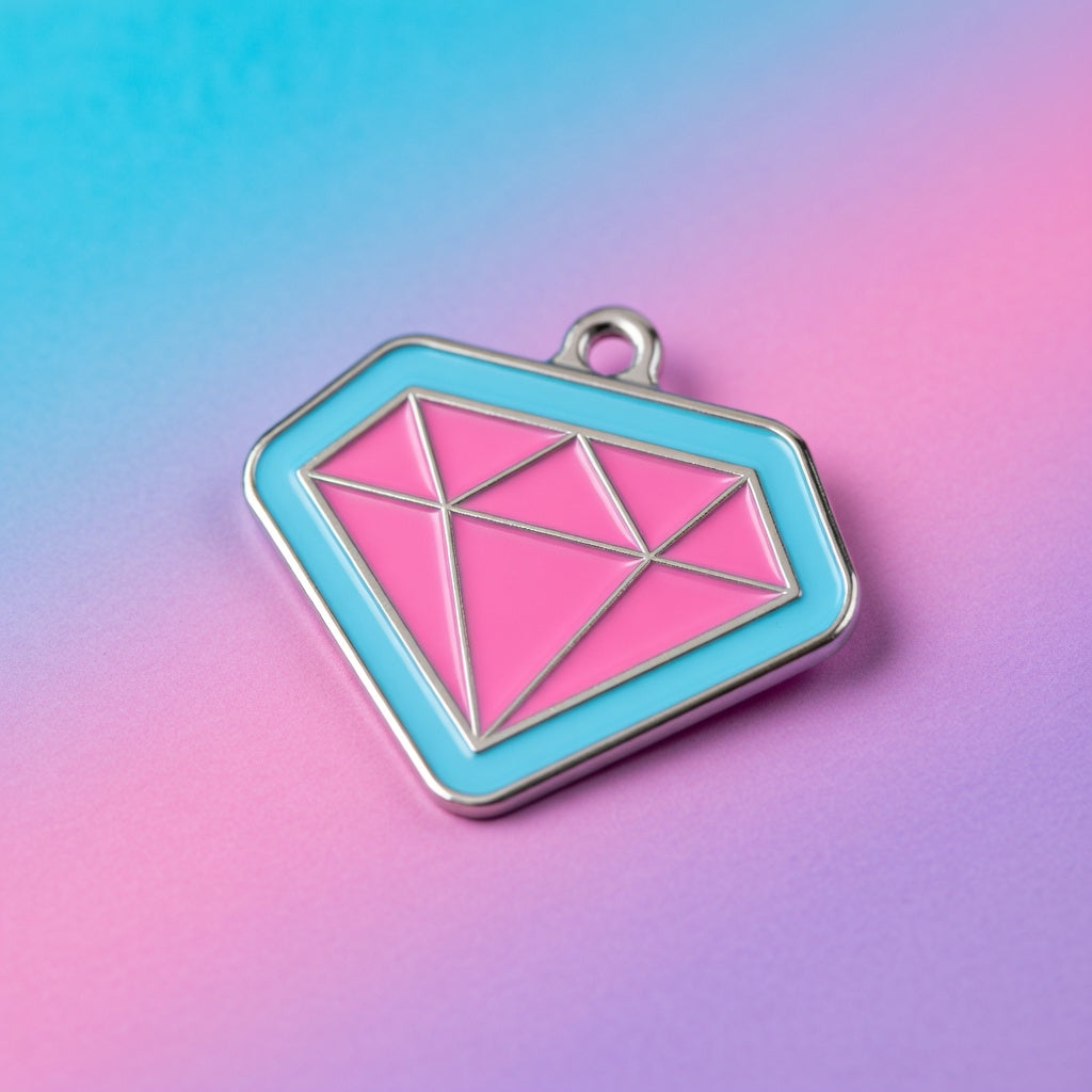 Diamond Bubblepop ID Tag