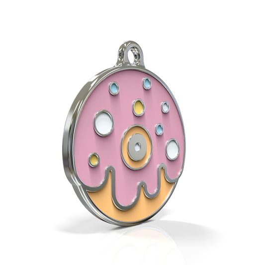 Strawberry Donut ID Tag