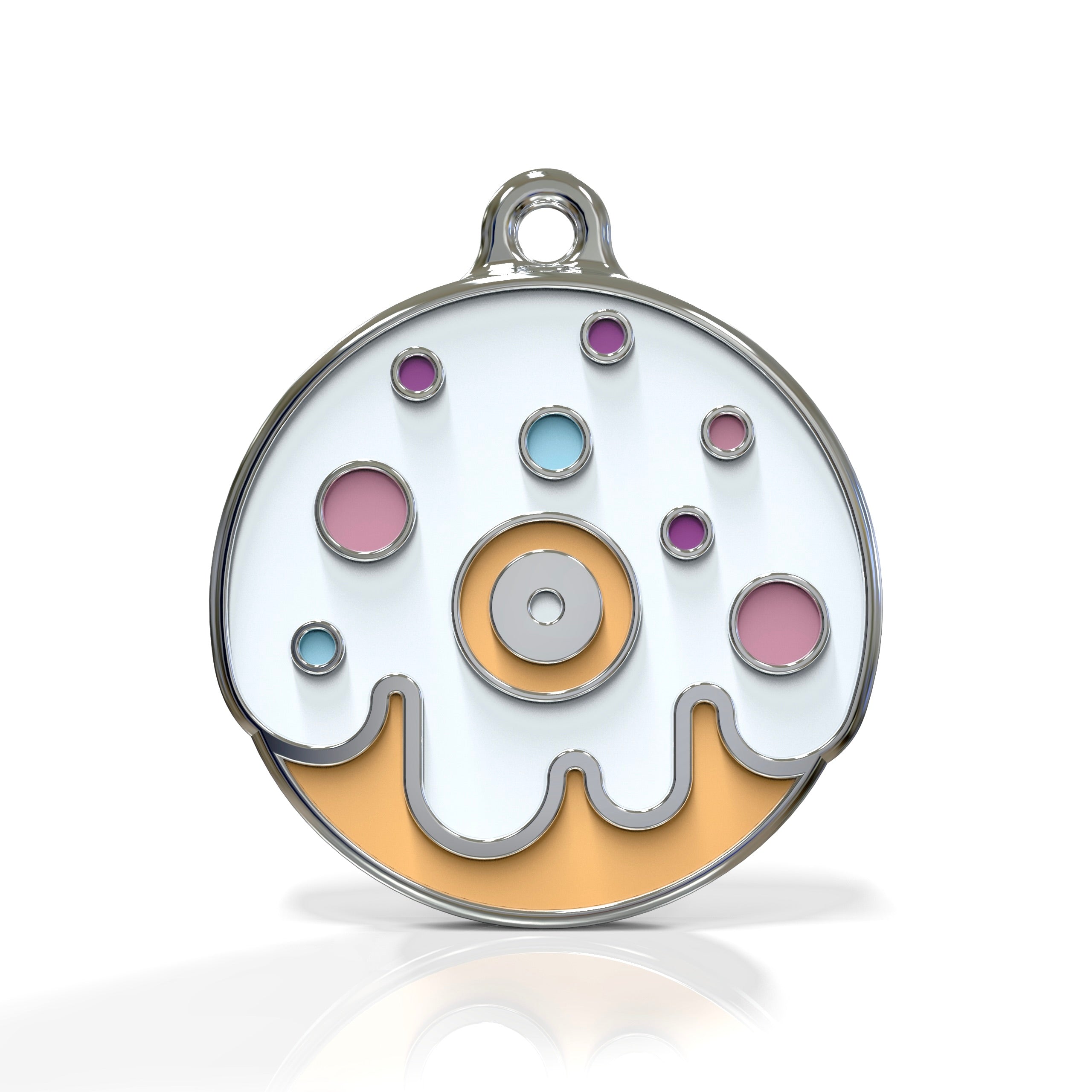 Vanilla Donut ID Tag
