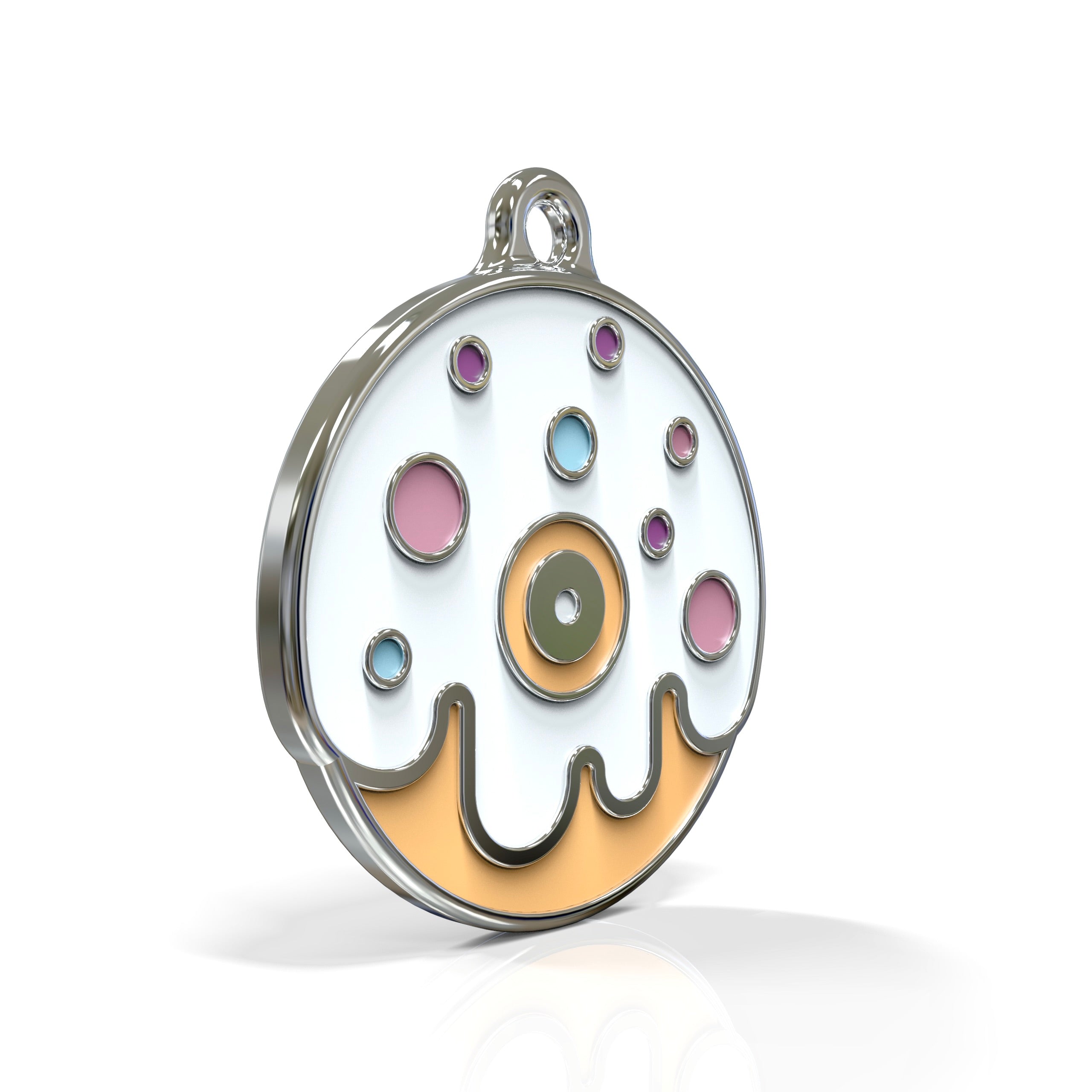 Vanilla Donut ID Tag