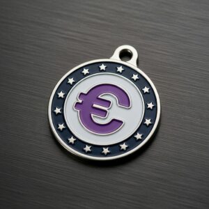 EUR Coin ID Tag