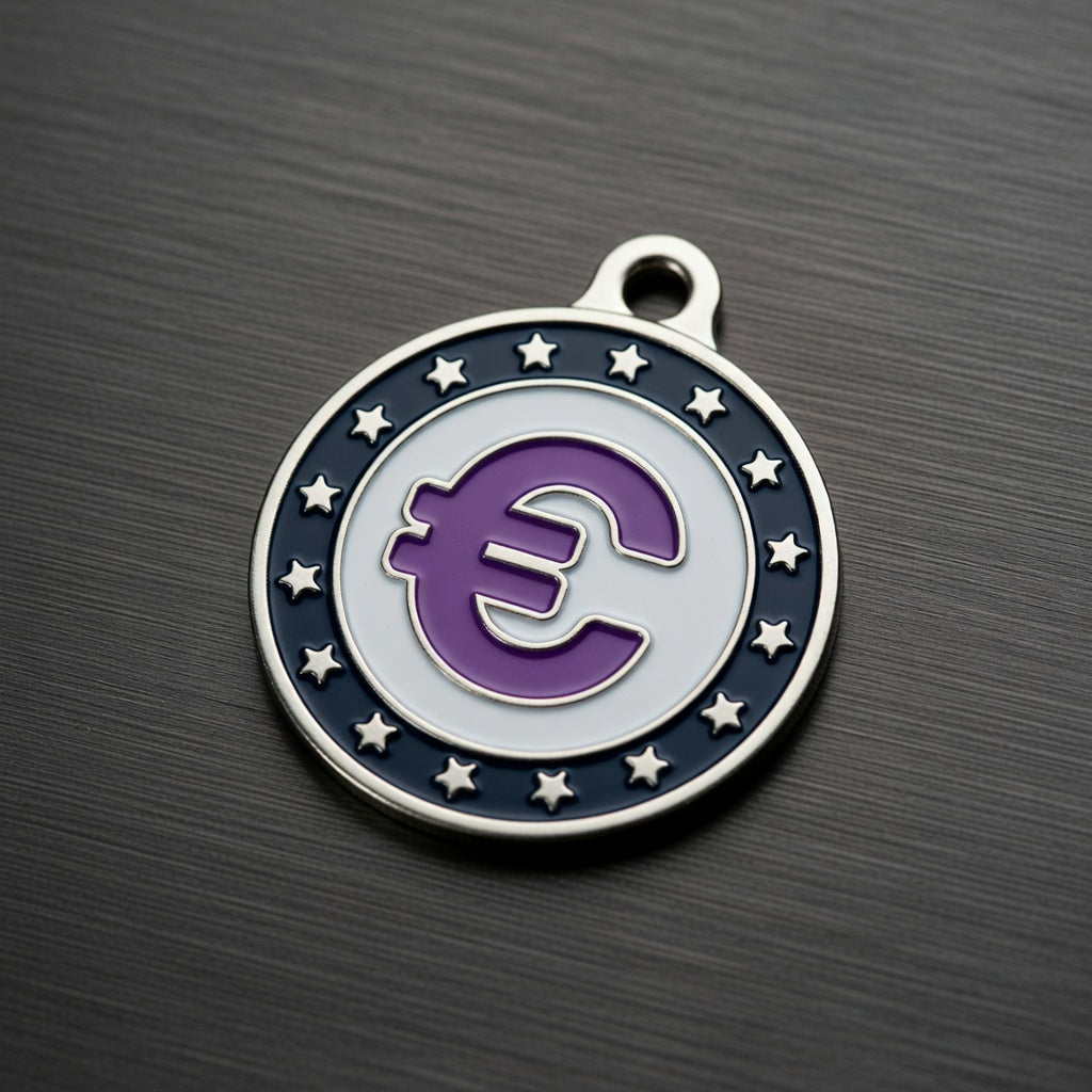 EUR Coin ID Tag
