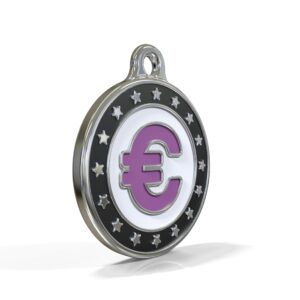 EUR Coin ID Tag