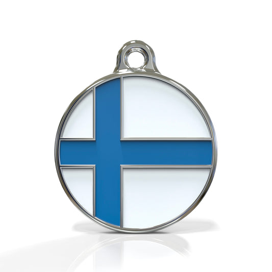 Flag Finland ID Tag