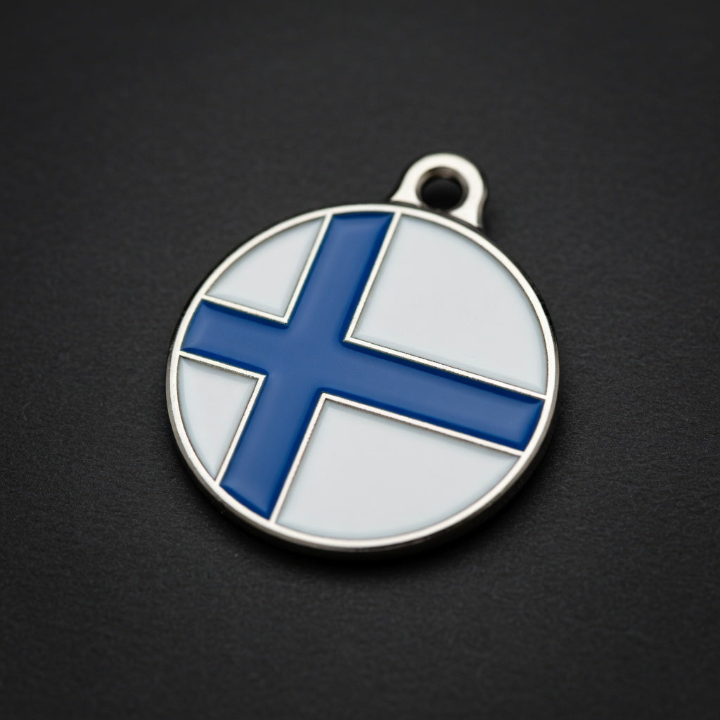 Flag Finland ID Tag