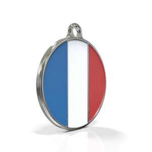 Flag France ID Tag Medium