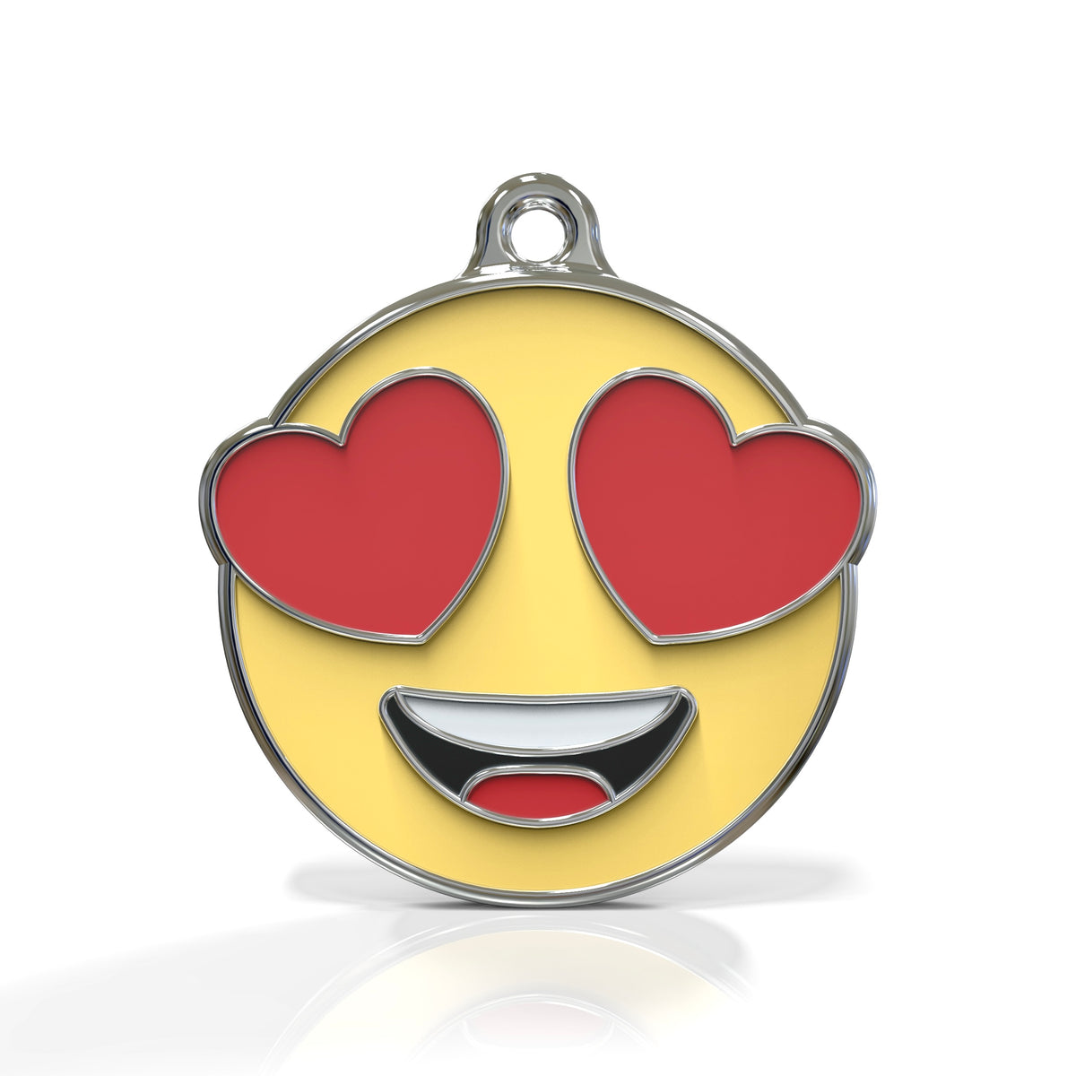 Emoji Love Eyes ID Tag
