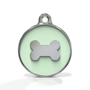 Icon Bone Pistachio ID Tag