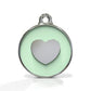Icon Heart Pistachio ID Tag