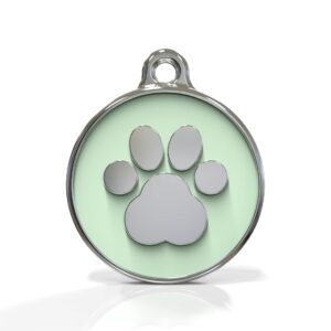 Icon Paw Pistachio ID Tag