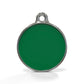 Solid Round Green ID Tag