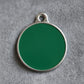 Solid Round Green ID Tag