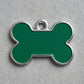 Solid Bone Green ID Tag Medium