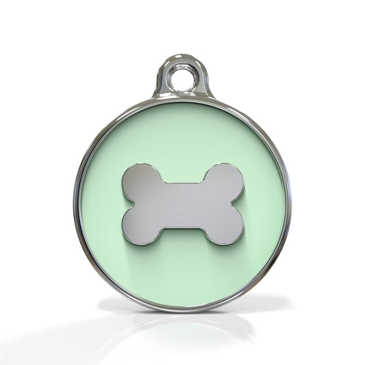 Icon Bone Pistachio ID Tag
