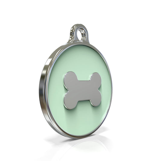 Icon Bone Pistachio ID Tag