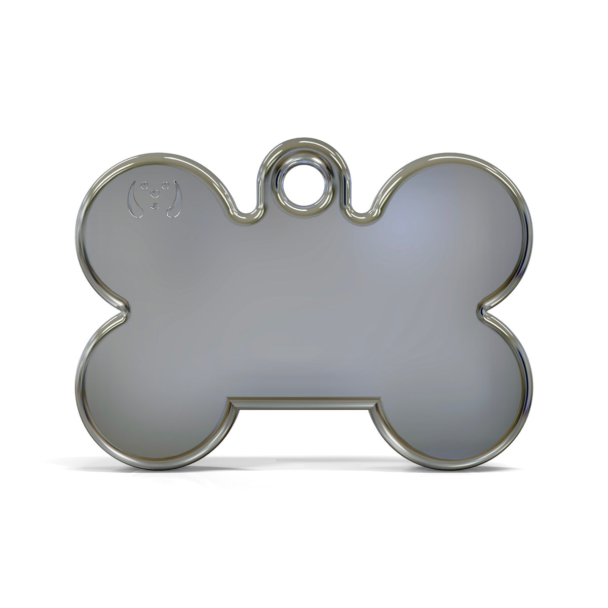 Solid Bone Green ID Tag Small