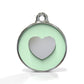 Icon Heart Pistachio ID Tag