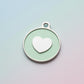 Icon Heart Pistachio ID Tag