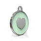 Icon Heart Pistachio ID Tag