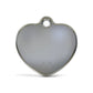 Solid Heart Green ID Tag