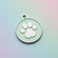 Icon Paw Pistachio ID Tag