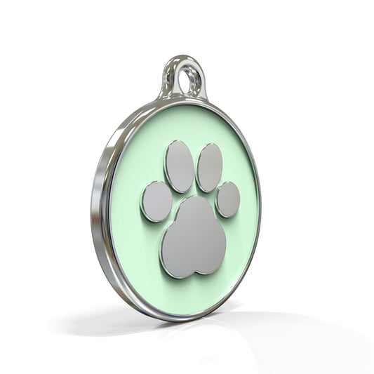 Icon Paw Pistachio ID Tag