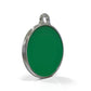 Solid Round Green ID Tag