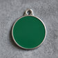 Solid Round Green ID Tag
